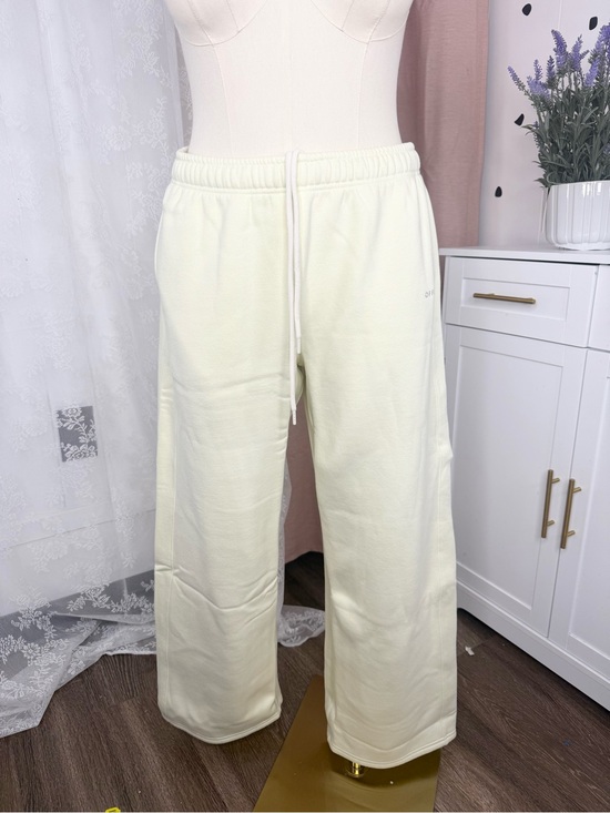 Offline Pants - Offline women’s cloud fleece Drawstring Sweatpants Green Beam Bin#25
